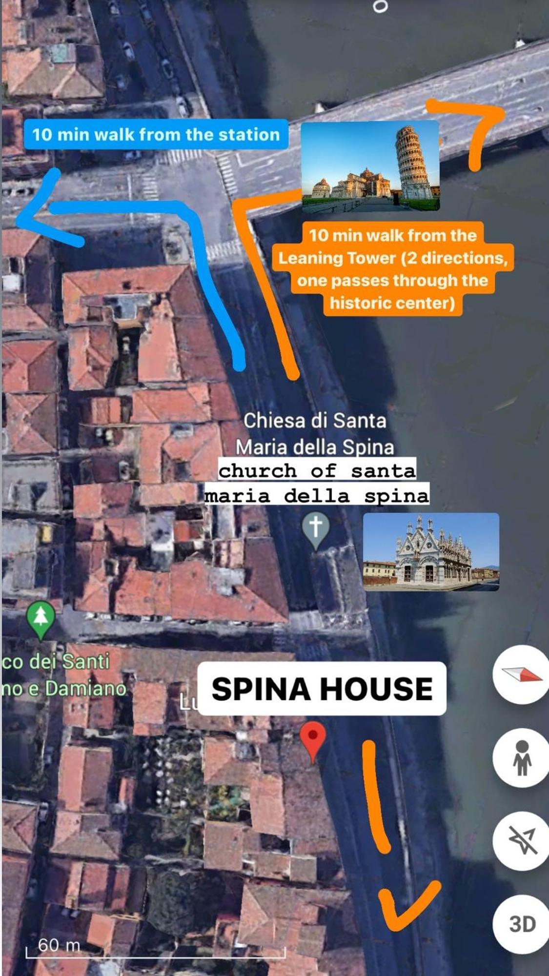 פיזה Centro Storico Spina Green House מראה חיצוני תמונה